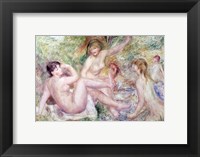 Framed Study for the Large Bathers, 1885-1901