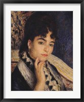 Framed Portrait of Madame Alphonse Daudet