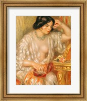 Framed Gabrielle with Jewellery, 1910