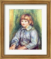 Framed Seated Portrait of Claude Renoir