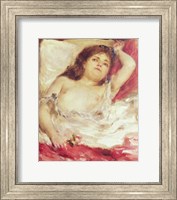 Framed Semi-Nude Woman in Bed: The Rose, before 1872