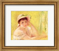 Framed Woman in a Straw Hat, 1879