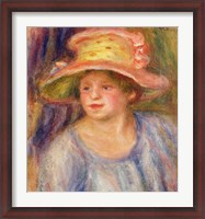 Framed Woman with a hat