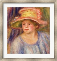 Framed Woman with a hat