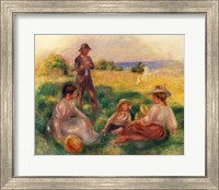 Framed Party in the Country at Berneval, 1898