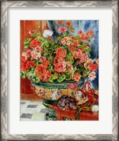 Framed Geraniums and Cats, 1881
