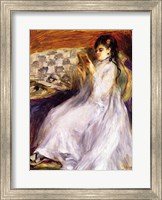 Framed Young Woman Reading, c.1873