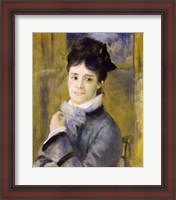 Framed Portrait of Madame Claude Monet