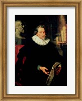 Framed Portrait of Ludovicus Nonnius
