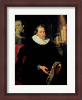 Framed Portrait of Ludovicus Nonnius