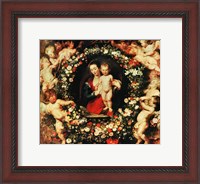 Framed Virgin with a Garland of Flowers, c.1618-20