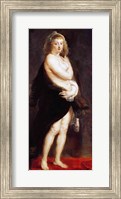 Framed Helena Fourment in a Fur Wrap, 1636-38