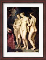 Framed Medici Cycle: Education of Marie de Medici, detail of the Three Graces