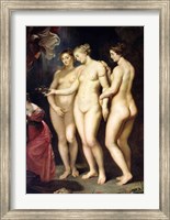 Framed Medici Cycle: Education of Marie de Medici, detail of the Three Graces