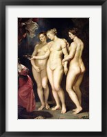 Framed Medici Cycle: Education of Marie de Medici, detail of the Three Graces