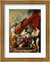 Framed Birth of Louis XIII