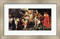 Framed Coronation of Marie de Medici