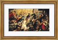 Framed Apotheosis of Henri IV and the Proclamation of the Regency of Marie de Medici
