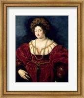 Framed Posthumous portrait of Isabella d'Este