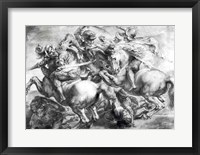 Framed Battle of Anghiari after Leonardo da Vinci