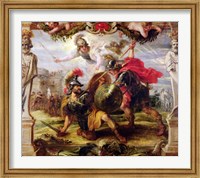 Framed Achilles Defeating Hector