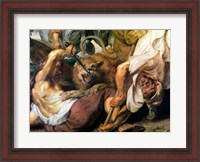 Framed Lion Hunt