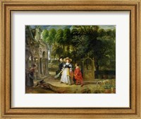 Framed Rubens and Helene Fourment