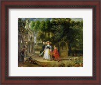 Framed Rubens and Helene Fourment