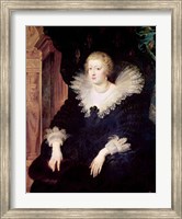 Framed Portrait of Anne of Austria