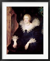 Framed Portrait of Anne of Austria