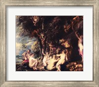 Framed Nymphs and Satyrs