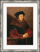 Framed Portrait of Sir Thomas More