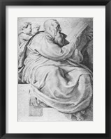 Framed Prophet Zacharias, after Michangelo Buonarroti