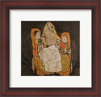 Framed Mother with Two Children