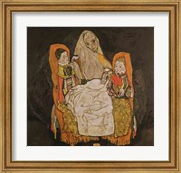 Framed Mother with Two Children