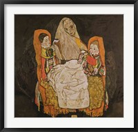 Framed Mother with Two Children