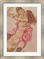 Framed Two Women Embracing, 1915