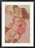 Framed Two Women Embracing, 1915