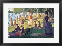 Framed Sunday Afternoon on the Island of La Grande Jatte