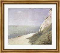 Framed Beach at Bas Butin, Honfleur, 1886