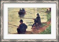 Framed Anglers, Study for 'La Grande Jatte', 1883