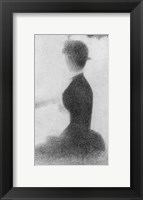 Framed Study for Sunday Afternoon on the Island of La Grande Jatte (seated woman detail)