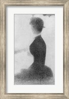 Framed Study for Sunday Afternoon on the Island of La Grande Jatte (seated woman detail)