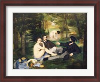 Framed Dejeuner sur l'Herbe, 1863