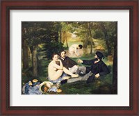 Framed Dejeuner sur l'Herbe, 1863