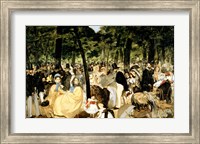 Framed Music in the Tuileries Gardens, 1862
