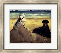 Framed On the Beach, 1873
