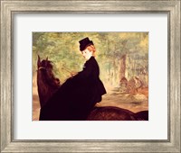 Framed Horsewoman, 1875