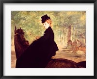 Framed Horsewoman, 1875
