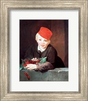 Framed Boy with the Cherries, 1859